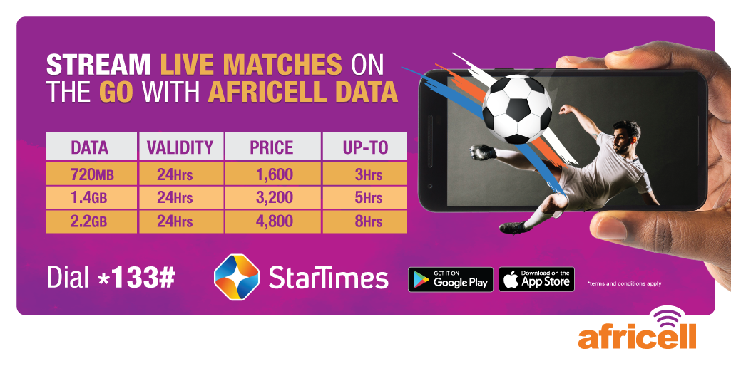 africellUG's tweet photo. #URU is up against #FRA today in the #WorldCup quarter finals. 
Kickoff is at exactly 5:00PM.
Load a #StarTimesBundle and watch the game on your smartphone.
Dial *133# and select option 10 to activate. #URUFRA https://t.co/Dag4STGaW6