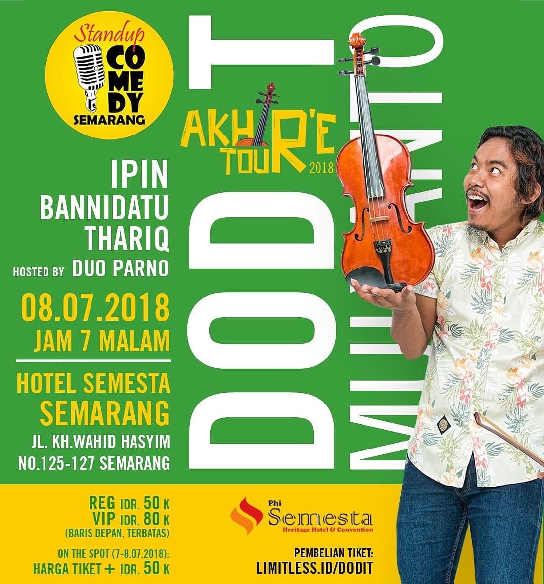 Halo ndes!! 

#AkhireTour by <a href="/Dodit_Mulyanto/">Dodit Mulyanto</a> bakalan mampir ke Semarang loh. 

Yok jangan sampe kehabisan!!