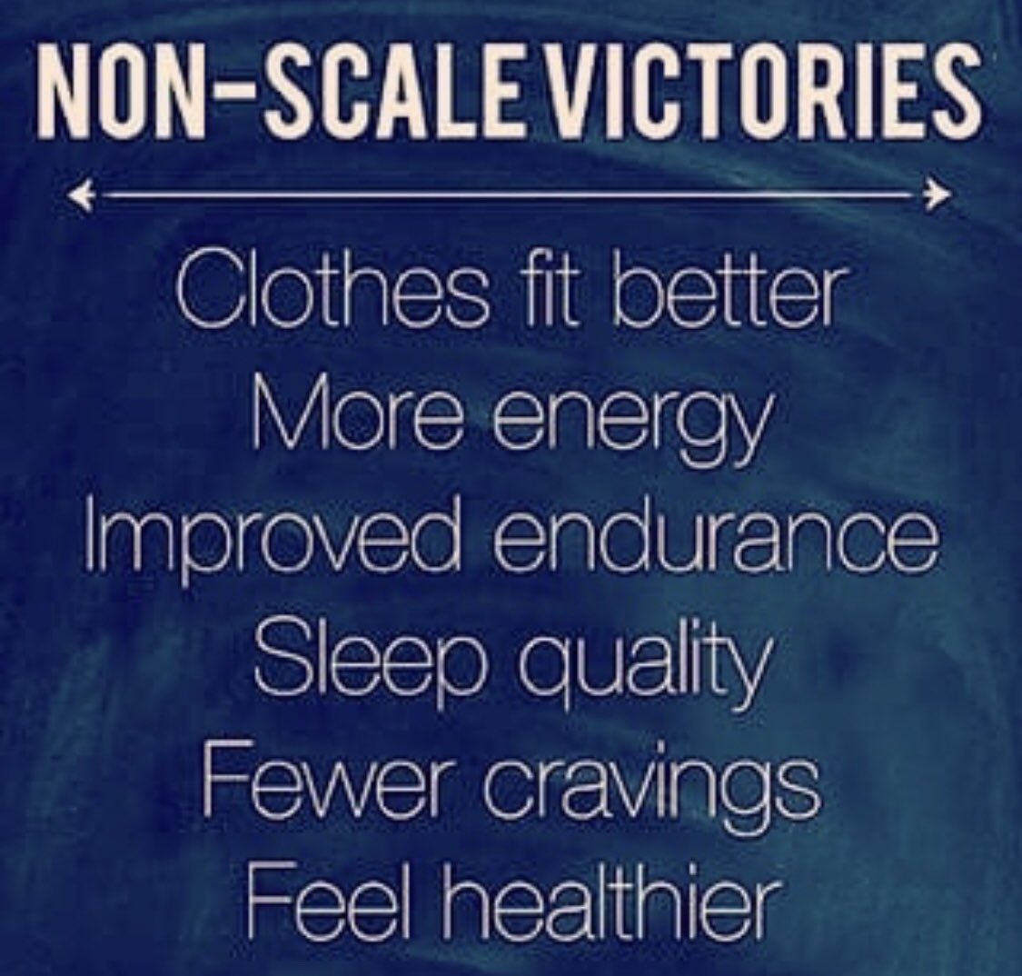 We tell people every day not just to focus on weight...muscle weighs nearly twice as much as fat so as you lose body fat and gain lean muscle you could appear heavier...but you’ll look and feel leaner and far better! #FitnessMotivation #happypeople #HealthyLiving