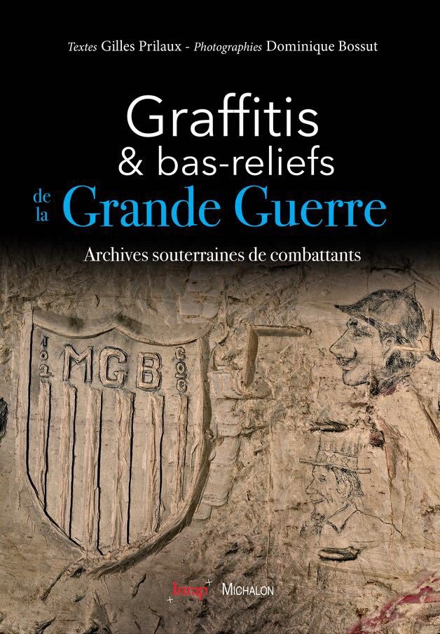 gdarrieussecq's tweet photo. . #VendrediLecture 📚: 🇨🇦,  🇦🇺, 🇫🇷... Durant la #1GM, les soldats du front Ouest ont gravé dans la roche caricatures, messages, sculptures. Un patrimoine exceptionnel à découvrir : Graffitis &amp; bas-reliefs de la Grande Guerre @MichalonEditeur/@Inrap soutenu par@Mission1418 https://t.co/L9XzQ7XgWF