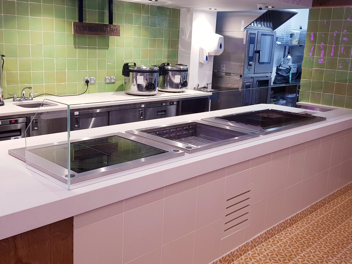 Commercial kitchen and front of house counters supplied & installed by @CaterPlanUK  at Pali Kitchen, a new Indian grab-and-go concept, - now open in Bow Lane, London @RATIONAL_AG @FosterRef @MechlineLtd @RegaleMicrowave @er_moffat