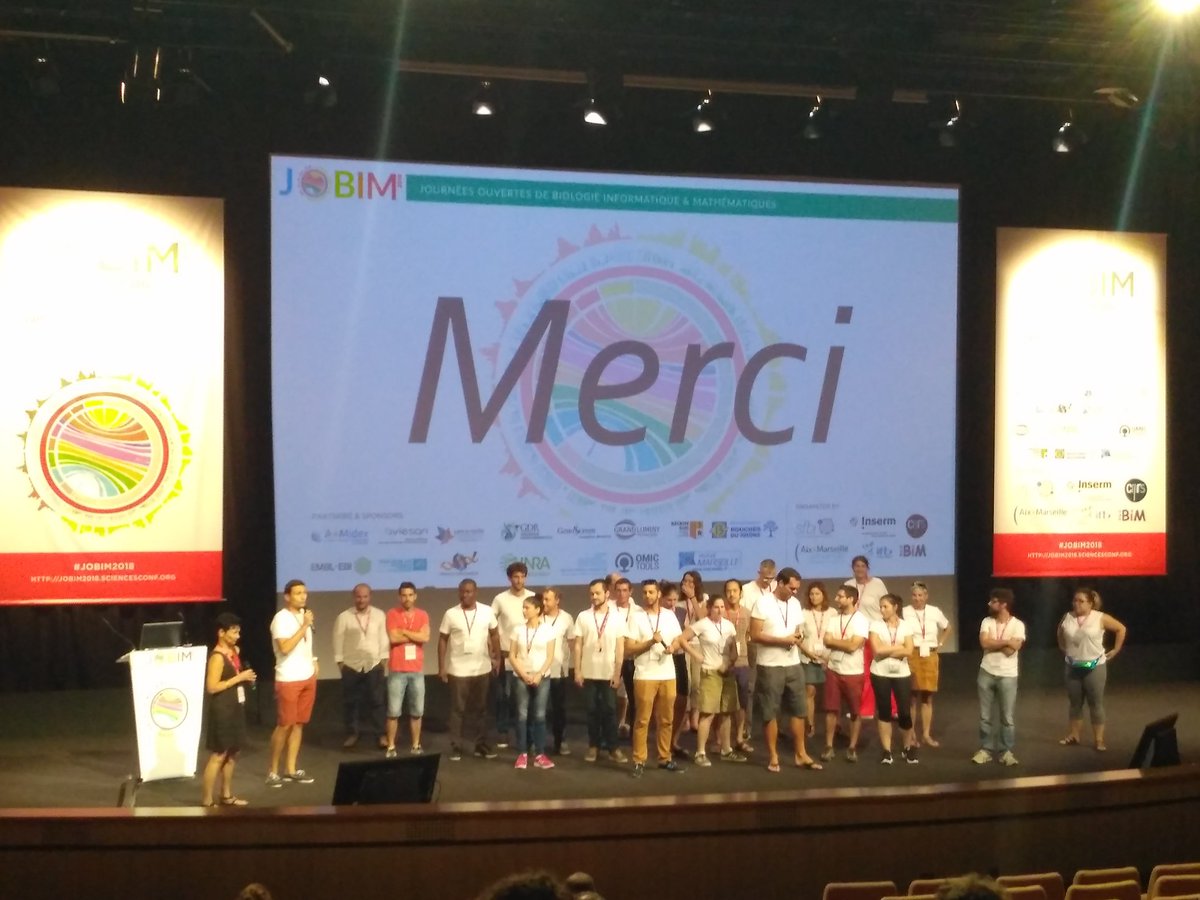 Thanks and congrats to #JOBIM2018 organisers !