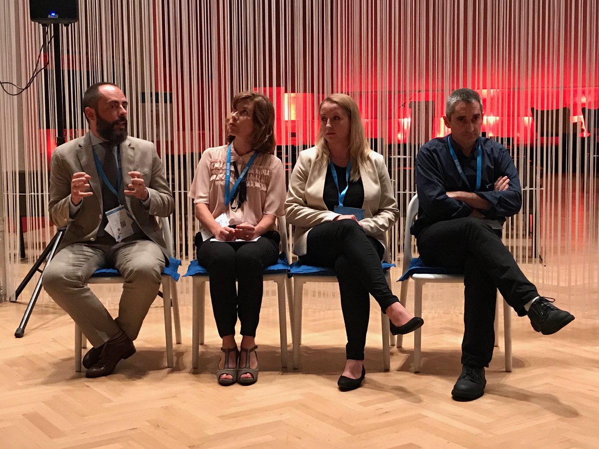 NCP_WIDENET's tweet photo. Thank you to our quests Marta Barbas #STRONGMAR, Giorgios Chatzikostas #BioSense, Prof. Jean Sciare #EEWRC, Magdalena Borzฤcka #IUNG
#WIRE2018 in #Innsbruck https://t.co/hEVCKF7hMC
