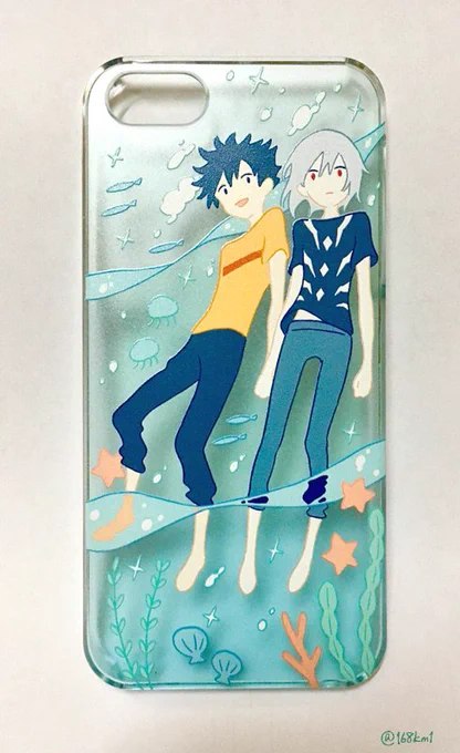 自分用に作ったiPhoneケースが届いたんですけど可愛すぎてしんだ 
