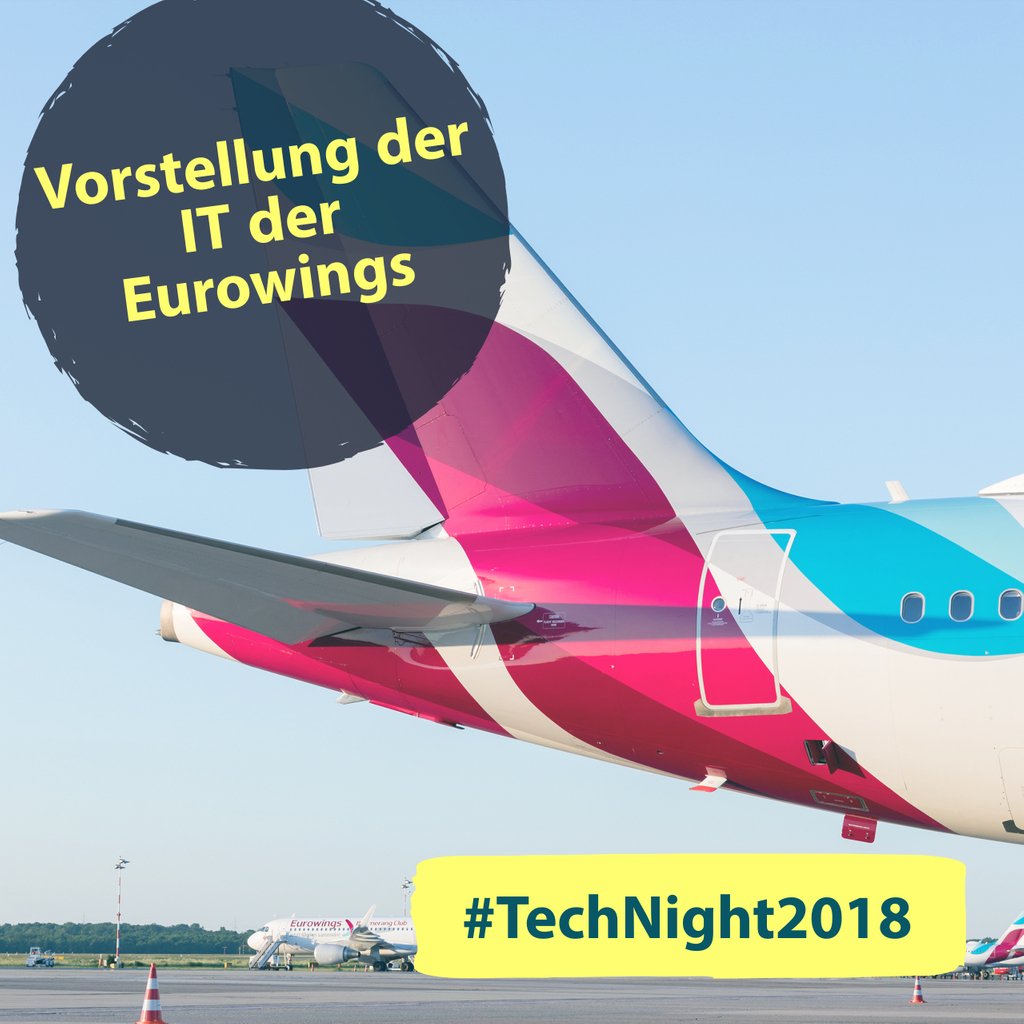 LennartWoermer's tweet photo. Mit hochkarätiger Besetzung berichtet @eurowings auf der #TechNight2018 über die Herausforderungen der IT und dem ständigen Wandel. Melde dich jetzt an und genieße leckere Pizza, kostenfreie Getränke und gewinne Preise im Wert von ungefähr 2.000 Euro! https://t.co/7E2r3NOhgx https://t.co/gWhGdngKl5