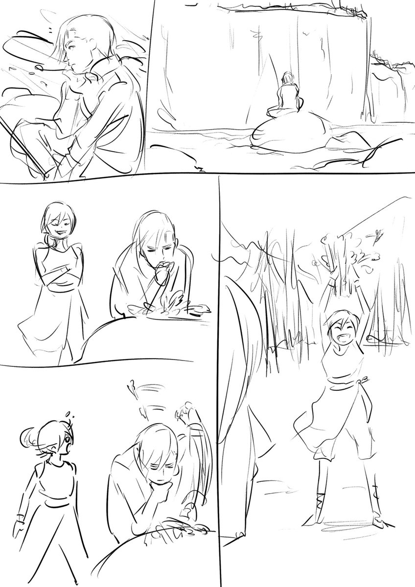 創作ラフ漫画 