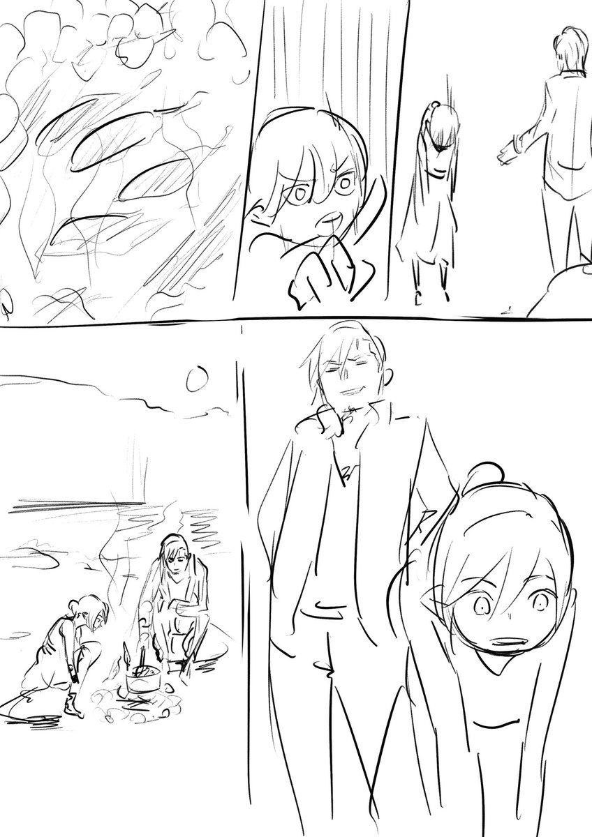 創作ラフ漫画 