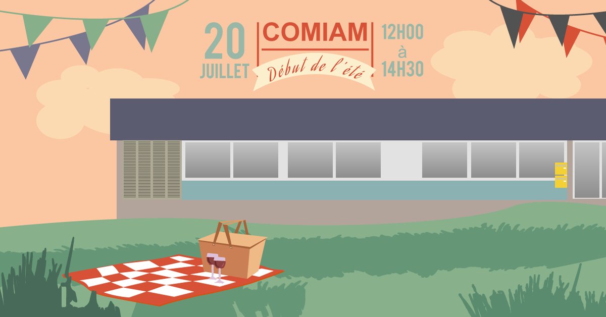 Comiam de l'été le 20 juillet à 12h00 !
Venez manger votre repas en compagnie 
des coworkers de la <a href="/CantineQuimper/">La Cantine Quimper</a> ! 😀
-> bit.ly/2zeE0fA