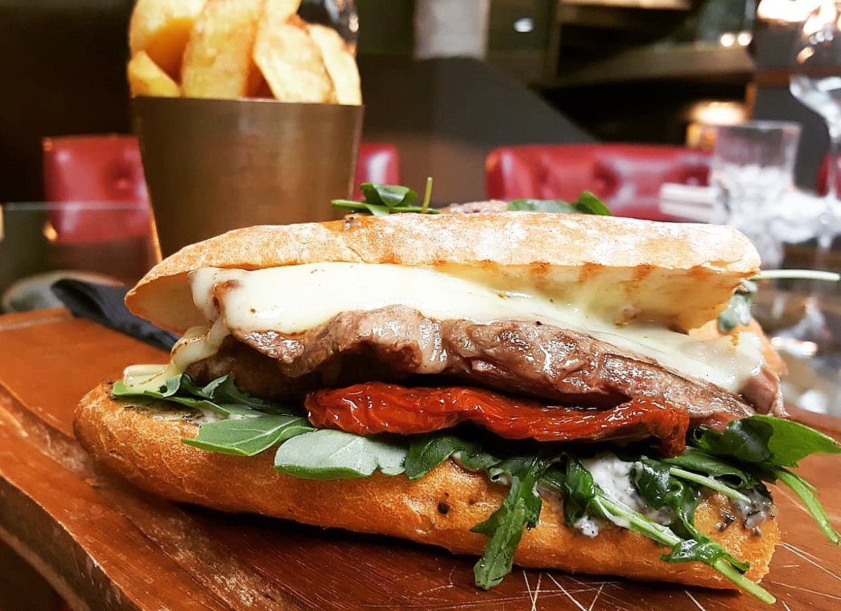 Omnino Steak Sandwich 
Make sure you get yours!!!
#citylondon #omninostpauls #steaks #wines #fleetstreet #steakhouse #stpauls #Foodies