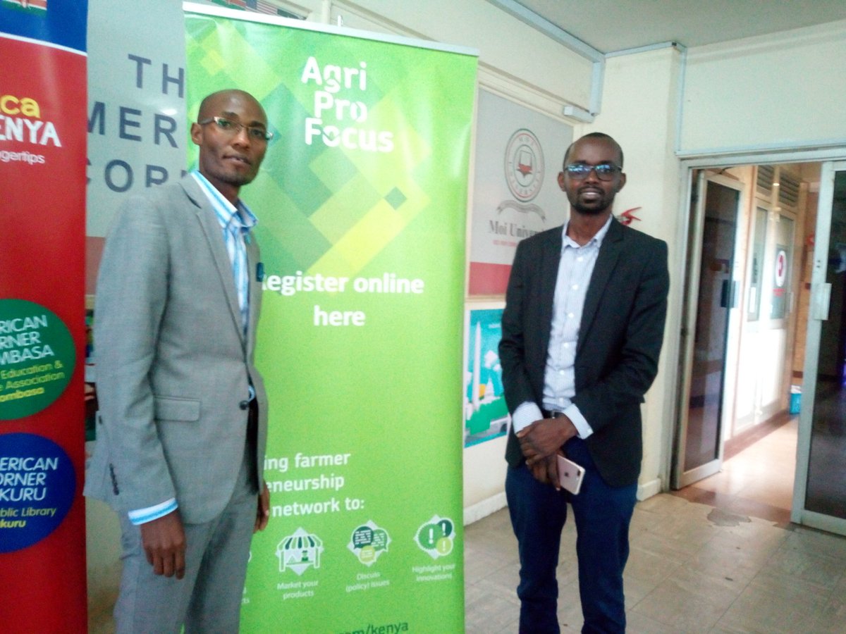 shadrackagaki's tweet photo. What a day! It was a great pleasure to meet @rodgers_kirwa aka Mr. Agriculture that I linked with on twitter. We have to make #Agriculture work for Africa. @akin_adesina @sree @fuzheado @APF_Kenya @AgriProFocus @MunjuaM #DigimentorsinKenya @FMakken @NLinKenya @USEmbassyKenya https://t.co/gMZUZJS5lH