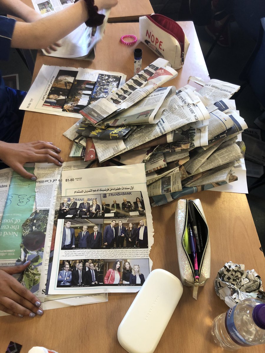 GCHumanities's tweet photo. Some serious competition here with 7O!! These are some pretty impressive assembly lines 🛍 #gcy717 #GCActivitiesWeek18 https://t.co/rZkE1Qgti6