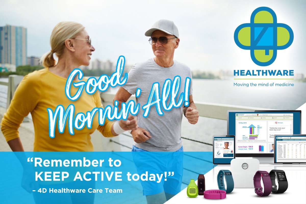4DHealthware's tweet image. Good morning!! Rise and shine! :-) Remember to keep active and have great day! @Star4DFounder @4DHealthware #healthliving #valuebasedreimbursement #dailymotivation #healthdata #healthtech #vbr