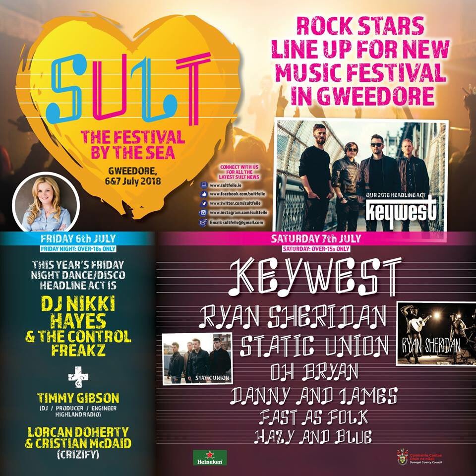 PRE SULT WARM UP!!
Live Music With Daniel Walker <a href="/9pm/">9pm</a>
The ideal place to enjoy a few beers in the sun before the festival.
Pre Sult Food Deals €13pp
Woodfired Pizza or Gourmet Burger of your choice plus a cocktail or glass of Prosecco 
Call 0749531005 to reserve your table