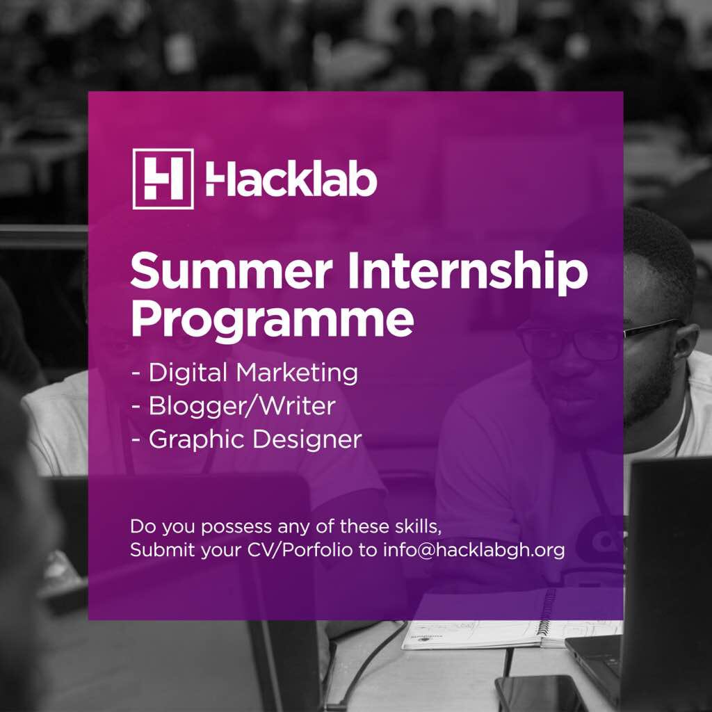 hacklabfdn's tweet photo. Submit your CV to info@hacklab.org if you posses any of these skills to be part of this year’s Summer internship Programme. It’s going to be exciting!! Don’t miss out! https://t.co/MredTXzrx8