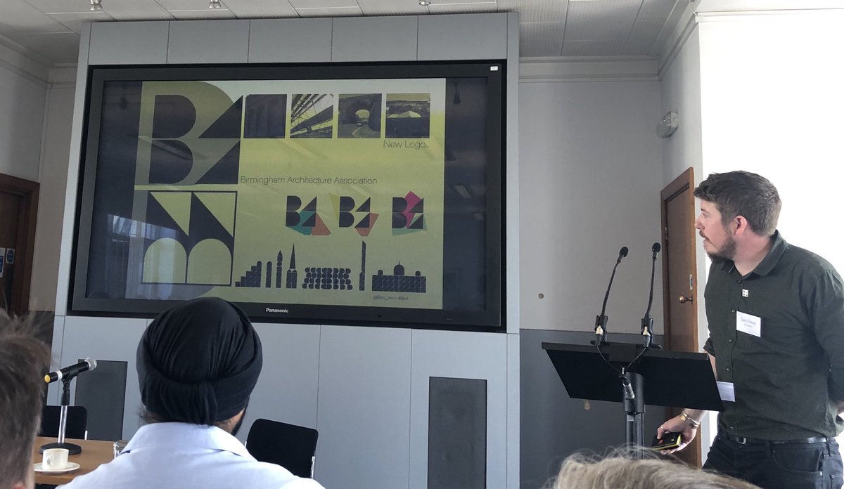 EwenGMiller's tweet photo. Great new identity for @Birm_Arch presented at @RIBA #LocalMembersForum https://t.co/aspPiahnRv