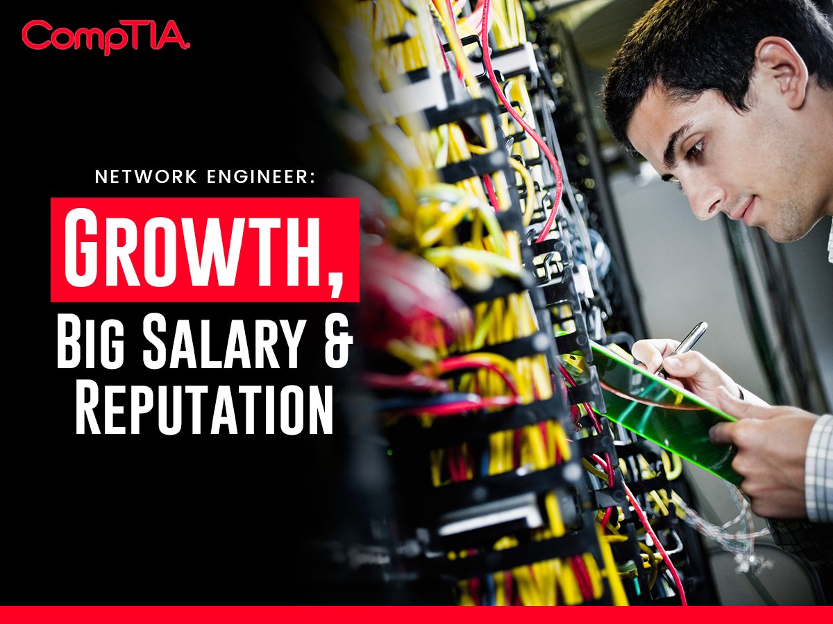 CompTIAIndia's tweet photo. Part-1
The important responsibilities of a Network Engineer justify their generous remuneration packages, good reputation, and scope for continuous growth.
#ITProfile #NetworkEngineer #Job #Career #Growth #Salary #CompTIA #Certifications https://t.co/e703ybX2kz