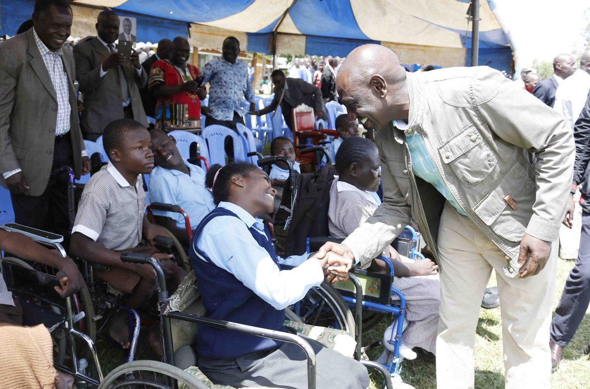 WilliamsRuto's tweet photo. We are providing equal opportunity, enabling environment for all children, including those with special needs, to attend school and acquire knowledge, life skills that will stand them in good stead and give our youth a competitive edge. https://t.co/7FAi4qSepC