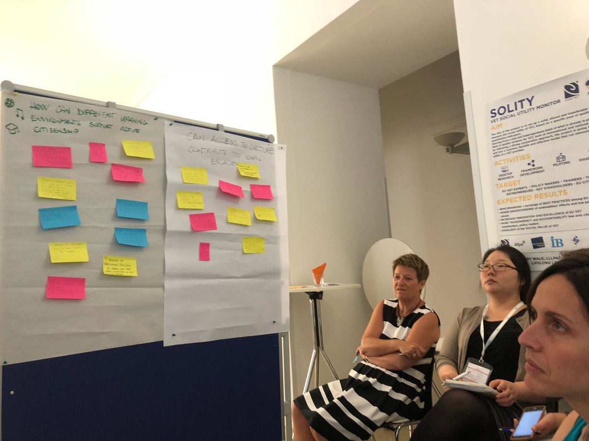 obessu's tweet photo. Discussing "the place of #education and #culture in a holistic society" and particularly the barriers, enablers and ways of practising active citizenship. #LLLPAC18 #LLLCulture https://t.co/NPgeHpN1w1