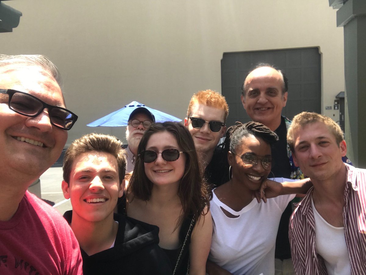 Tommy, Carl, Me, Ian, Vee, Kermit, <a href="/LipShameless/">Lip Gallagher</a> and some photo bombing old guy.