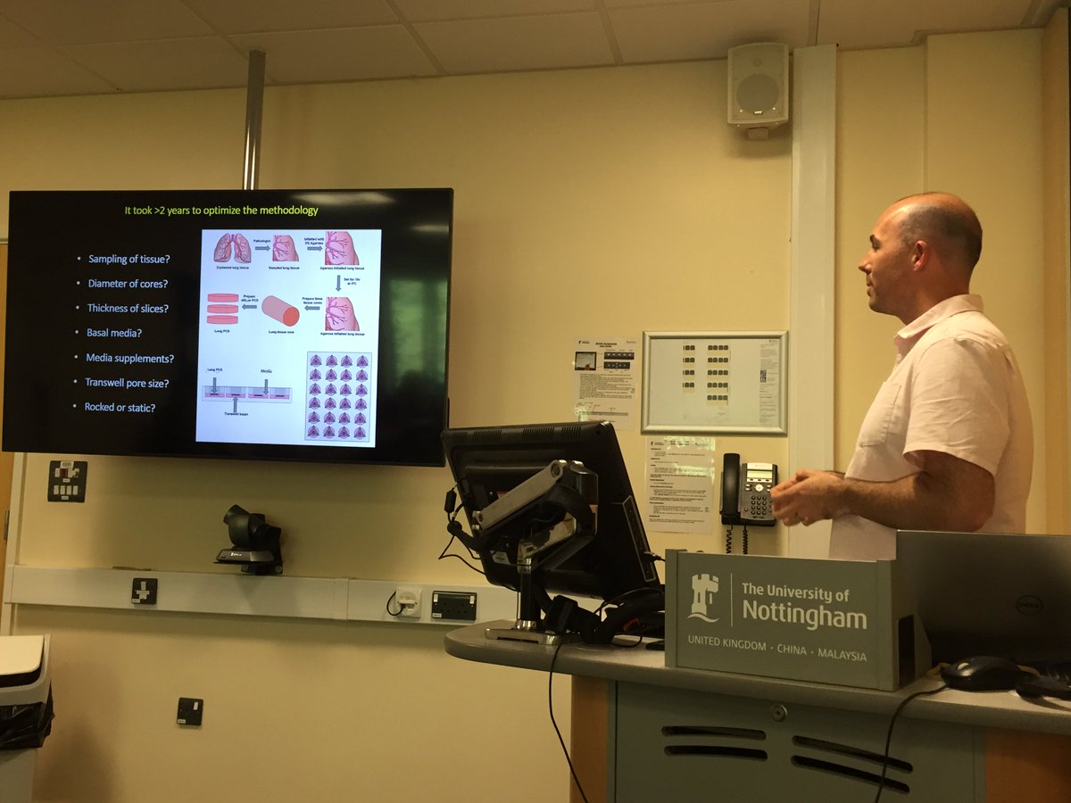 IPFdoc's tweet image. Gr8 to host Lee Borthwick &amp;amp; hear about the excellent work his grp is doing on #IPF and liver fibrosis @FibrosisLab. Role of inflammasome and use of #PCLS of particular interest!