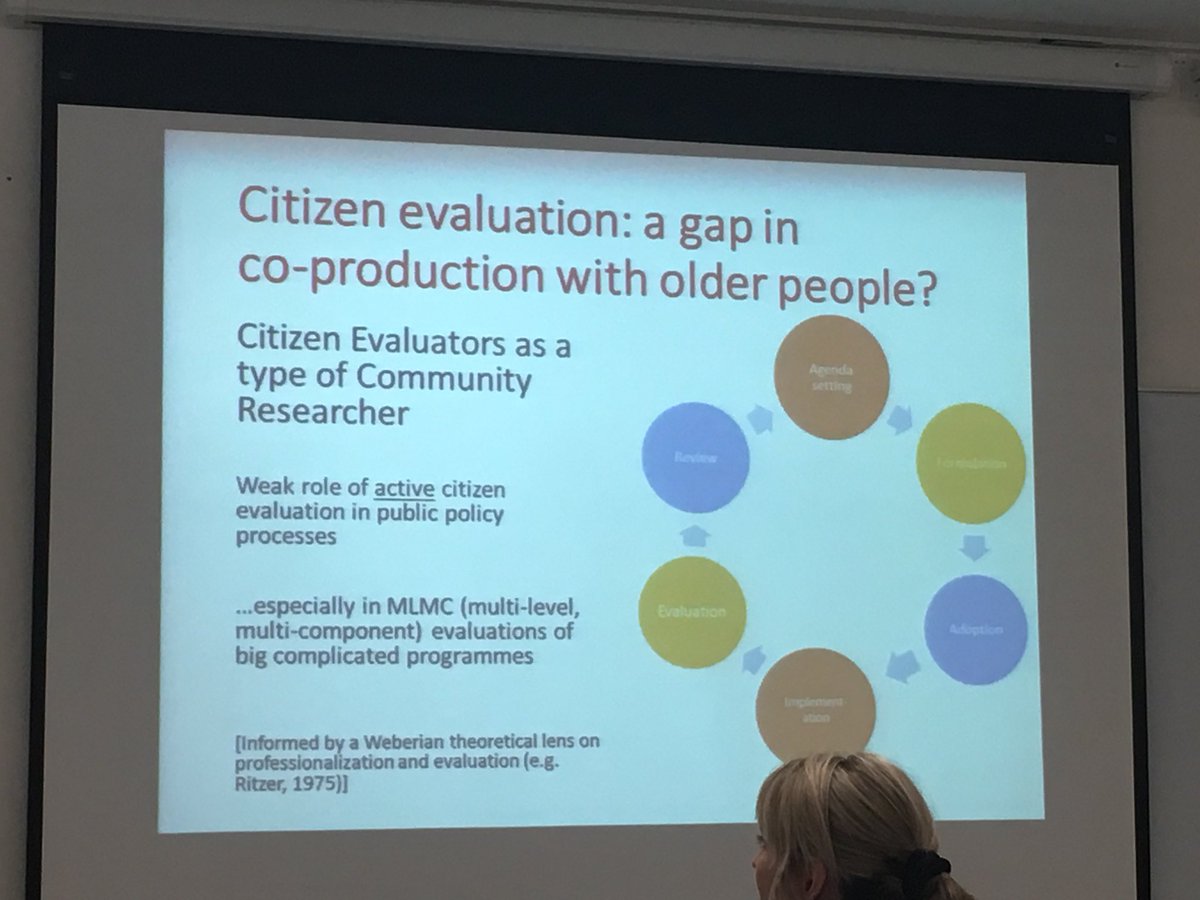 Interesting talk on @BabBristol project that involves older adult community researchers in order to reduce loneliness and isolation in older people @BSGManchester18 @UWEBristol