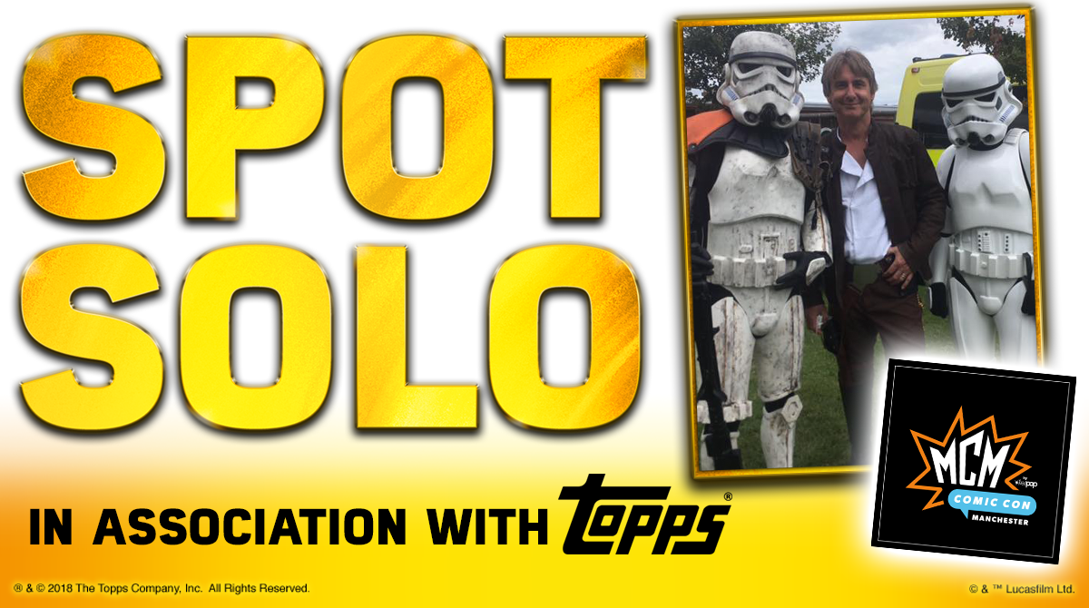 MCMComicCon's tweet photo. Spot Solo at MCM Manchester Comic Con in July and you could be in with the chance to WIN!
HOW TO ENTER: https://t.co/ydCHi70yDD
EVENT DETAILS: https://t.co/8ayXPKClyp
#SoloStickers https://t.co/kW7dBl3723