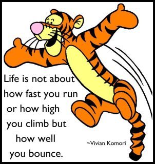 We should all be like tigger #bouncy #resilience #Leaders2gether
