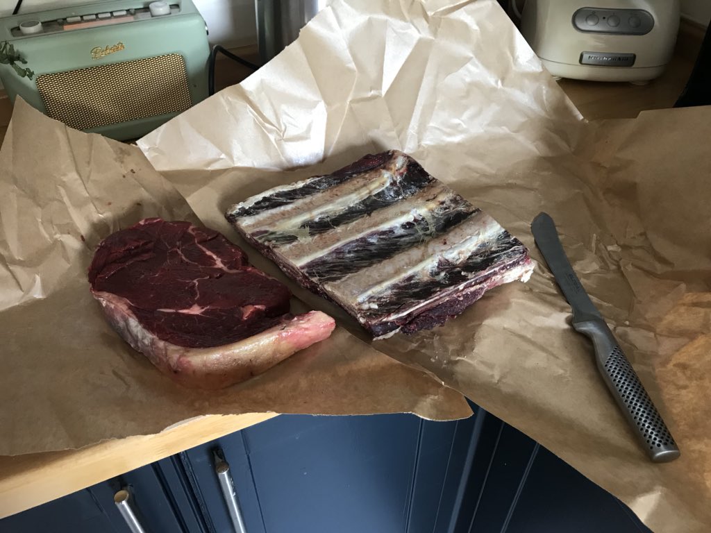timmilford's tweet photo. Public service announcement: do not go to the @TheButcherySE23 when you are hungry. You will accidentally buy a lot of delicious beef... https://t.co/4C7Ad8hrBv