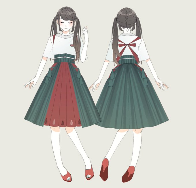 「high-waist skirt」 illustration images(Oldest｜RT&Fav:50)