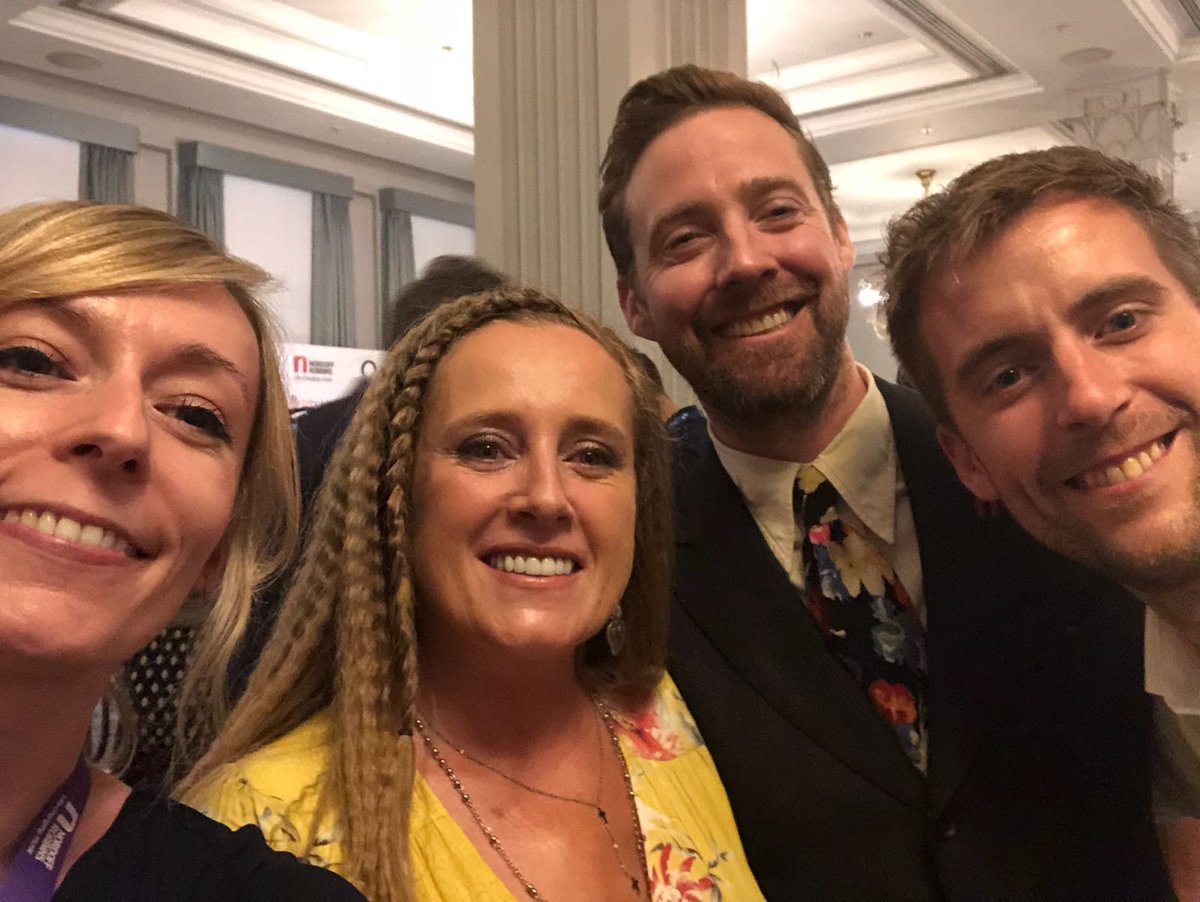 Grabbed a quick shot with <a href="/Rickontour/">Ricky Wilson</a> <a href="/AngieYI/">Angie Jenkison</a> Great to have your support today guys! <a href="/GWFoundation/">Goodwill Foundation</a> <a href="/KaiserChiefs/">Kaiser Chiefs</a> #O2SilverClefs