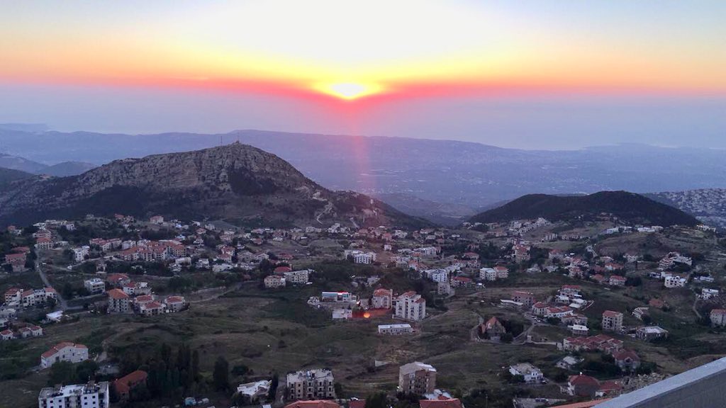Amazing sunset view over #Ehden
سبحان الله