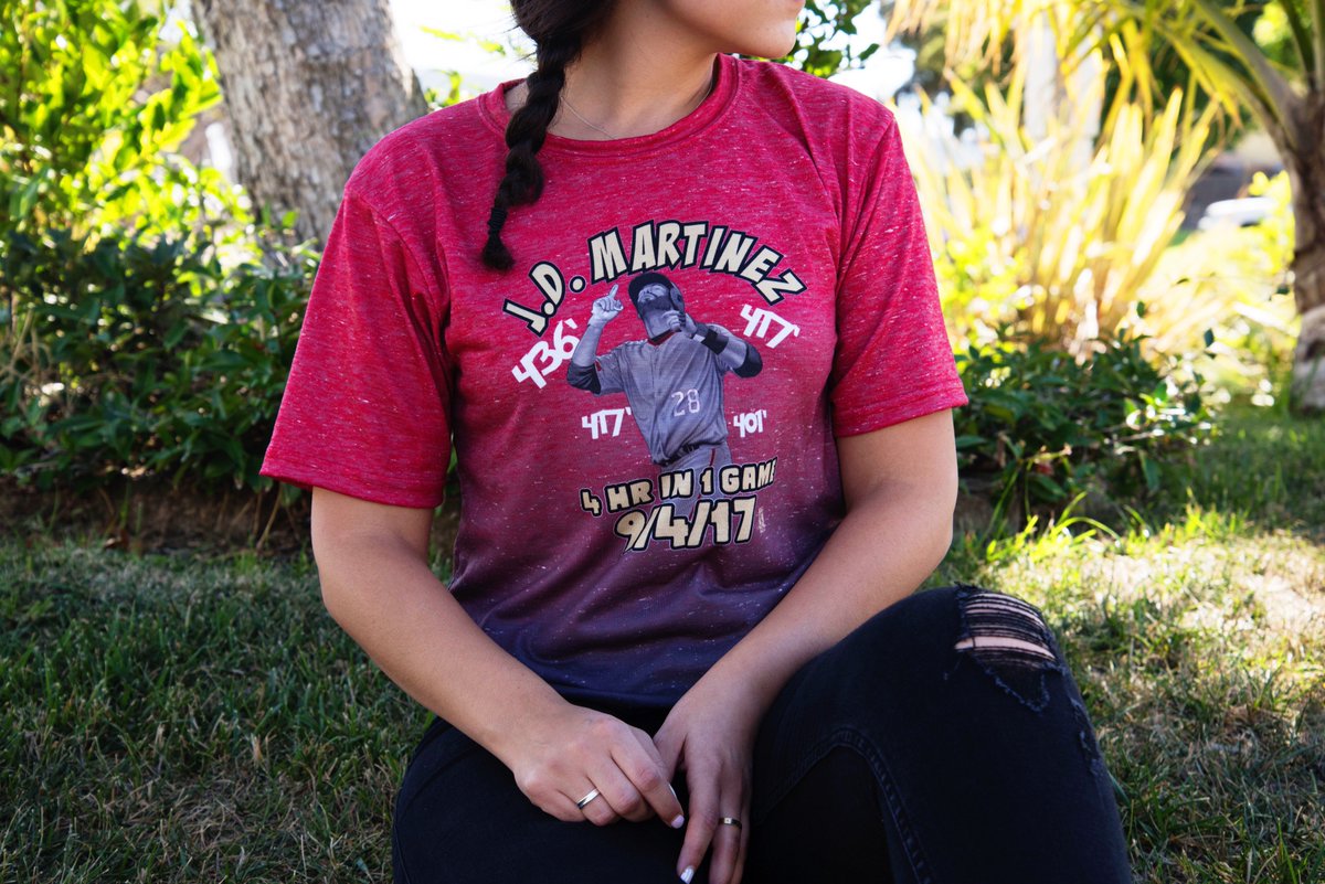 SportswearU's tweet photo. Headed to the Boston Red Sox vs. Kansas City Royals game today?! โพ๏ธ Shop the J.D. Martinez collection and many more now at https://t.co/6lGiTbgWWz #ProSphere #ProSphereSU #SportswearUnlimited #MLBPA #MLB #Baseball #BaseballSeason #RedSox #Boston #BostonRedSox #RedSoxNation https://t.co/z6wGfiuwAq