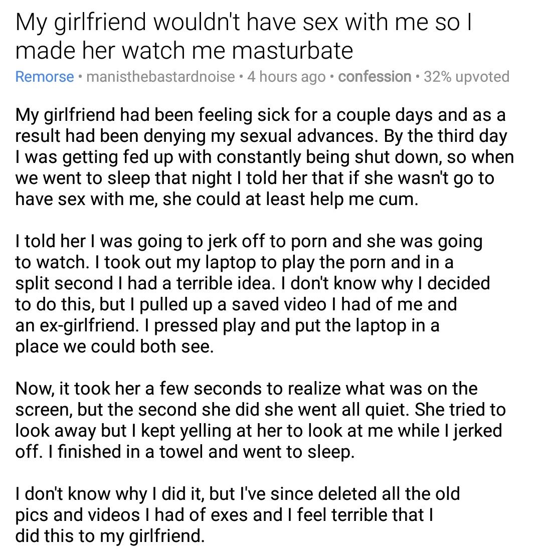 i jerk off for my wife