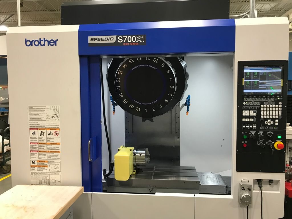 ReichTool's tweet photo. Here is our #Machineoftheday and it's a quick one at the. Our Hi-Speed Brother Speedio is quick to cut and machines like there's no tomorrow. https://t.co/B9qOibITfR