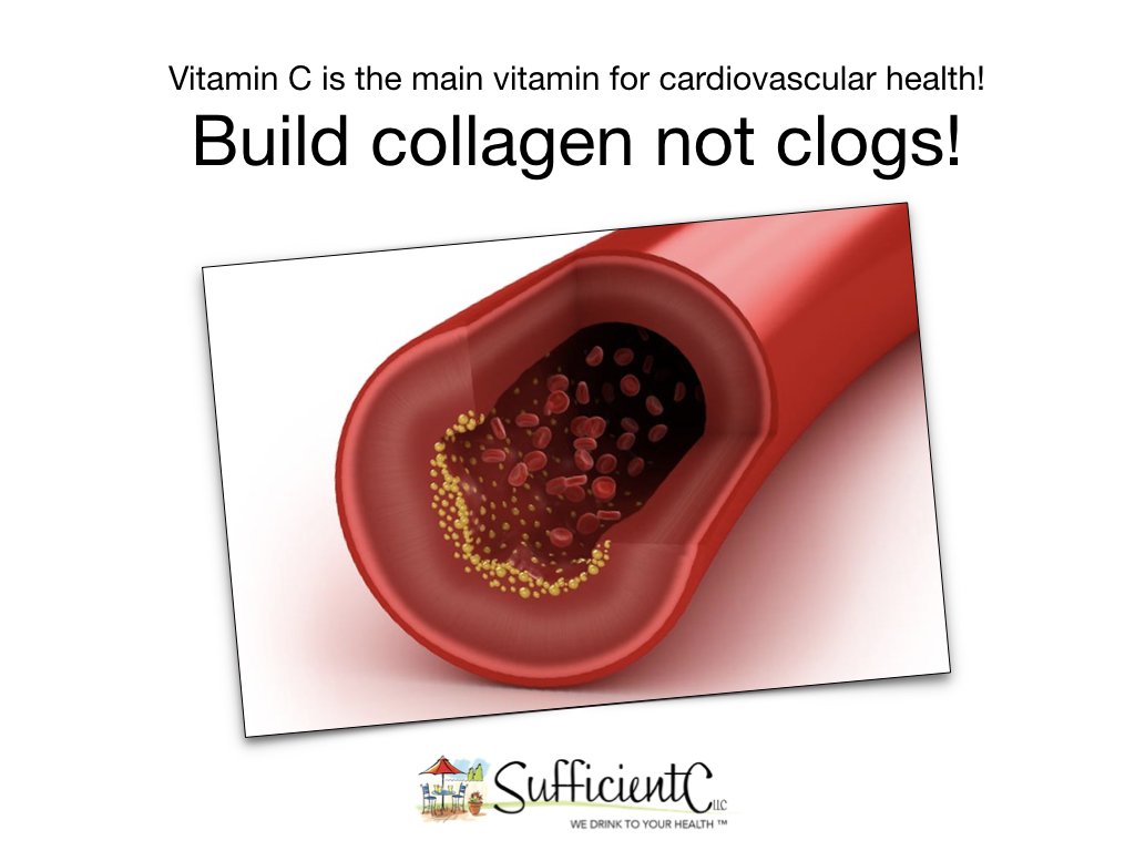 sufficientc's tweet photo. #Cholesterol is NOT the villain. #LDL is a bandaid that patches your #collagen deficient arteries that breakdown (a.k.a. a vitamin C deficiency). Strong, collagen healthy arteries don't need an LDL bandaid. #highbloodpresure  #sufficientc #hearthealth #sugarfree #insulinresistant https://t.co/olKHwgiV8t