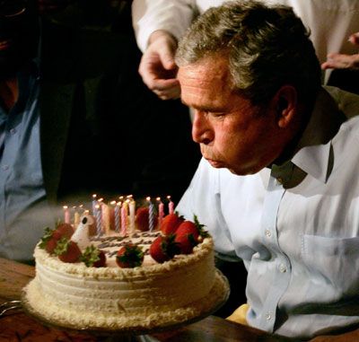 Happy 72nd birthday to George W. Bush, born in 1946!  