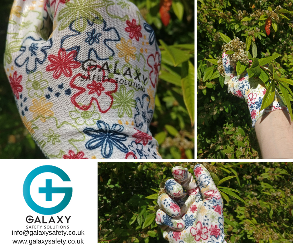GalaxyIndLtd's tweet photo. The GAR-1681 is a great glove for out in the garden, working around the house and handling small items, the clear NBR palm coating gives strong resistance to abrasions and a quality grip. With an open back to keep hands cool, info@galaxysafety.co.uk #gloves #glxyglvs #ppe #safety https://t.co/2VmCv2YUBW