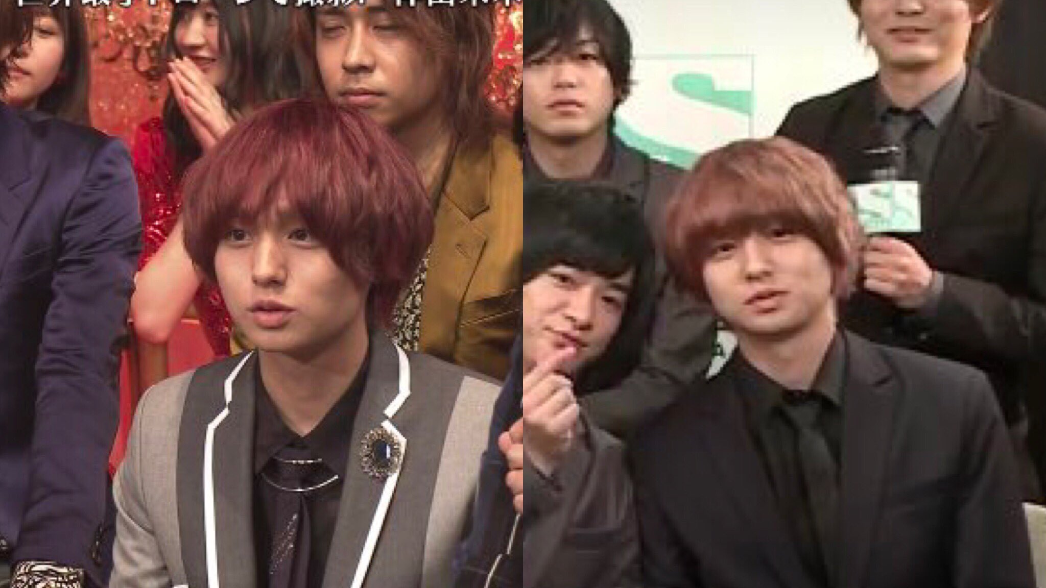 かなやん 伊野尾くんやっぱりちょっと赤髪色落ちしてるなぁ ピンク寄りになってる T Co Zhgwvojsdb Twitter