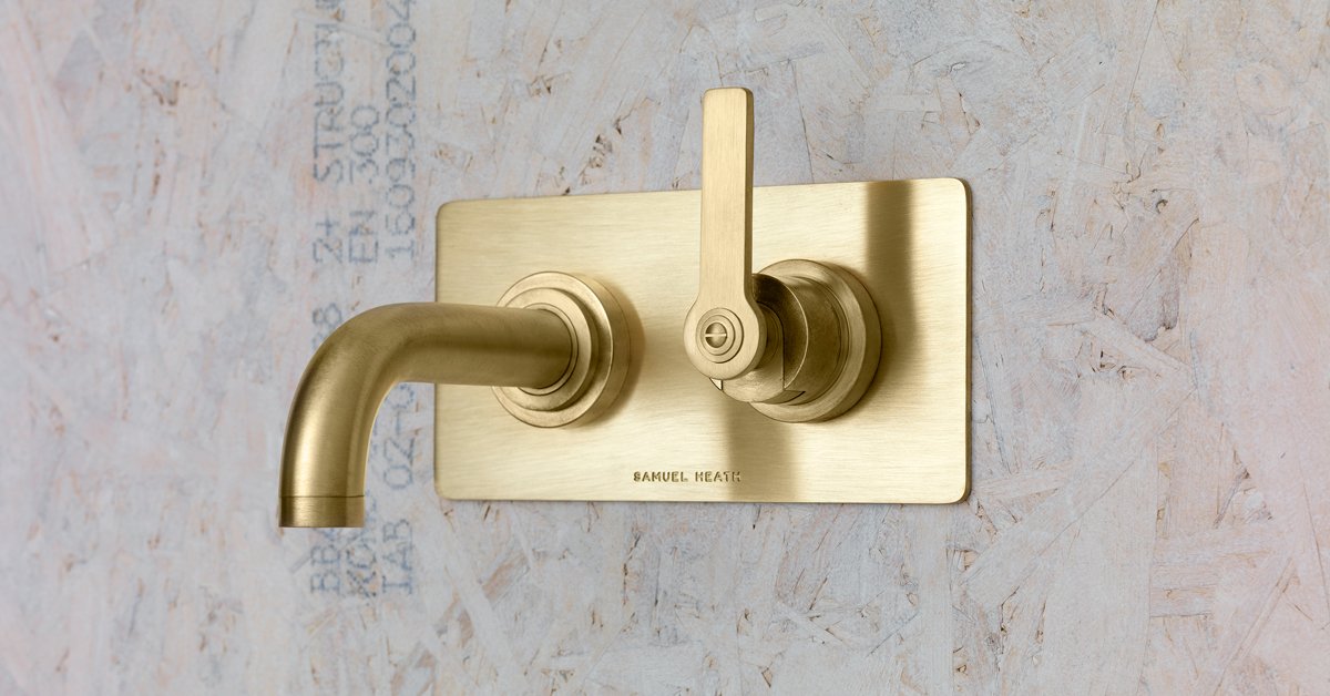 InteriorDesign's tweet image. #DailyProductPick The LMK Pure Wall Mounted Lever Mixer by @Samuel_Heath is their latest addition to the Bauhaus-influenced LMK collection: bit.ly/2KPrAiQ