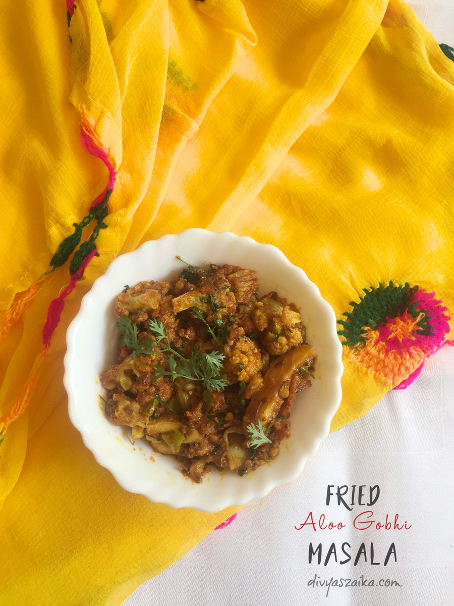divyaszaika's tweet photo. {BLOGGED}
Fried Aloo Gobhi Masala Recipe. It's spicy! It's different! It's Yum. Try it and let me know! #recipeforbeginners #divyaszaika #BakeCutAndFry ๐ฌ๐๐ป
.
.
Recipe Link: https://t.co/zYPSkfRt51 https://t.co/LerfEN67IB