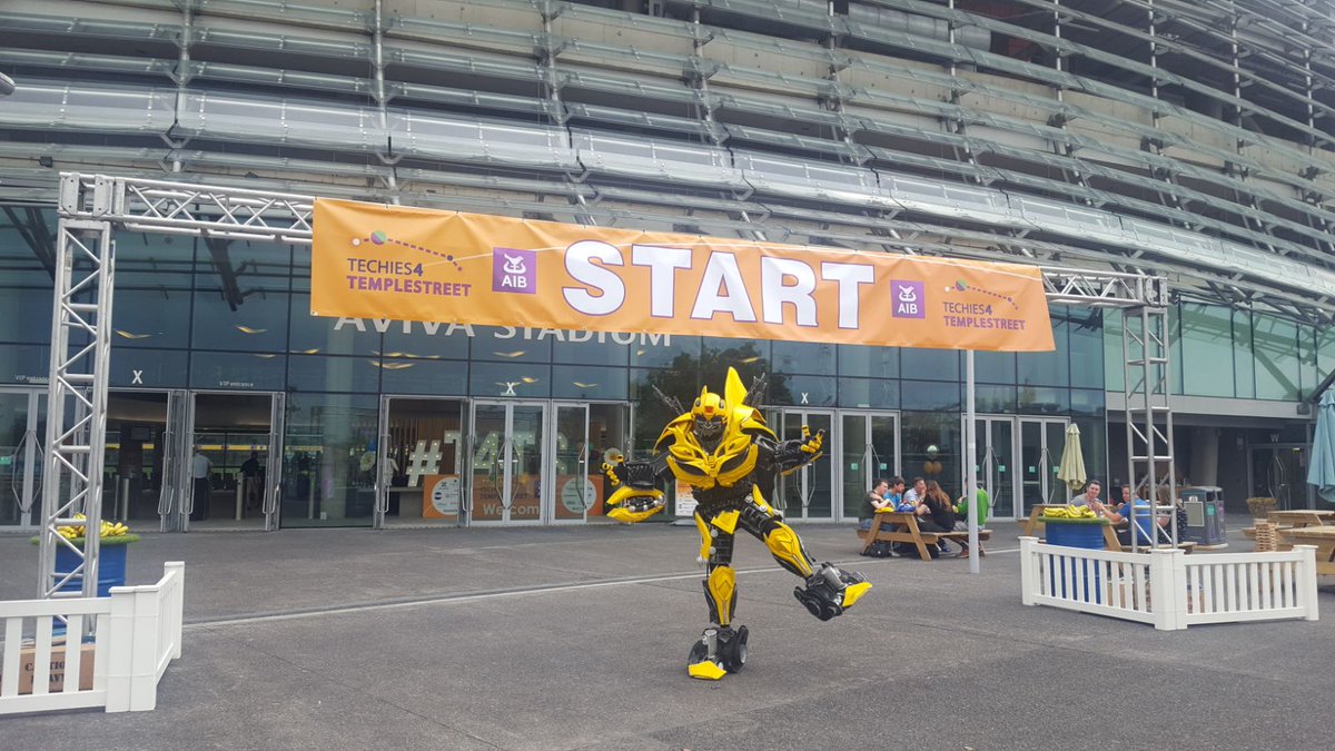 CHFIreland's tweet photo. It's time for @Techies4TS kicking off from the Aviva today! Best of luck to every team competing today... may the best Techies win! https://t.co/2YVVWnLmKy