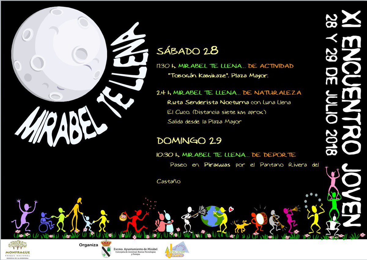 AytoMirabel's tweet photo. Se avecina una nueva edición de Mirabel Te Llena. Los días 28 y 29 de julio tienes una cita en Mirabel.
#MTLL
¿Te lo vas a perder? 😁 https://t.co/PwqOXHosId