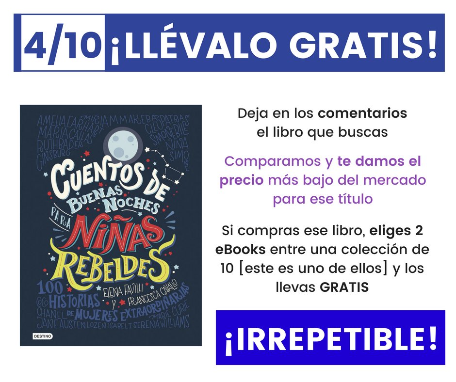 LibrosExtra's tweet photo. ⚠️

1⃣Nos dices qué libro quieres.
2⃣Nosotros lo buscamos entre las principales librerías.
3⃣Te damos el precio más bajo del mercado.

‼️🎉🎊 LLEVAS GRATIS CUALQUIER LIBRO QUE ELIJAS SI COMPRAS EL QUE BUSCABAS 🎊🎉‼️

Este es UNO de ellos. [#4DE10]

⚠️ https://t.co/KSoPVkIajp