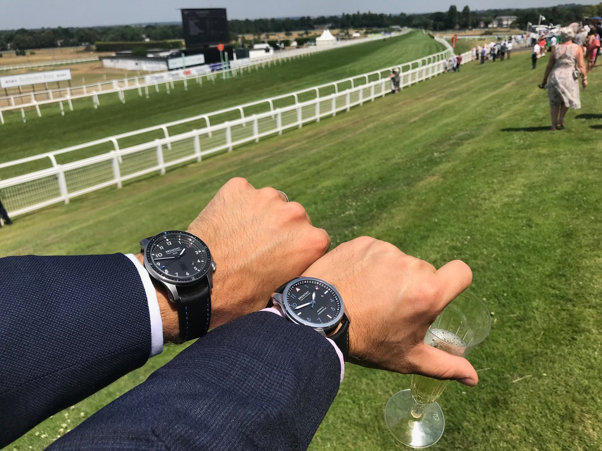 ⁦@Bremont⁩ A fine pair at Sandown races #bremont #mybremont