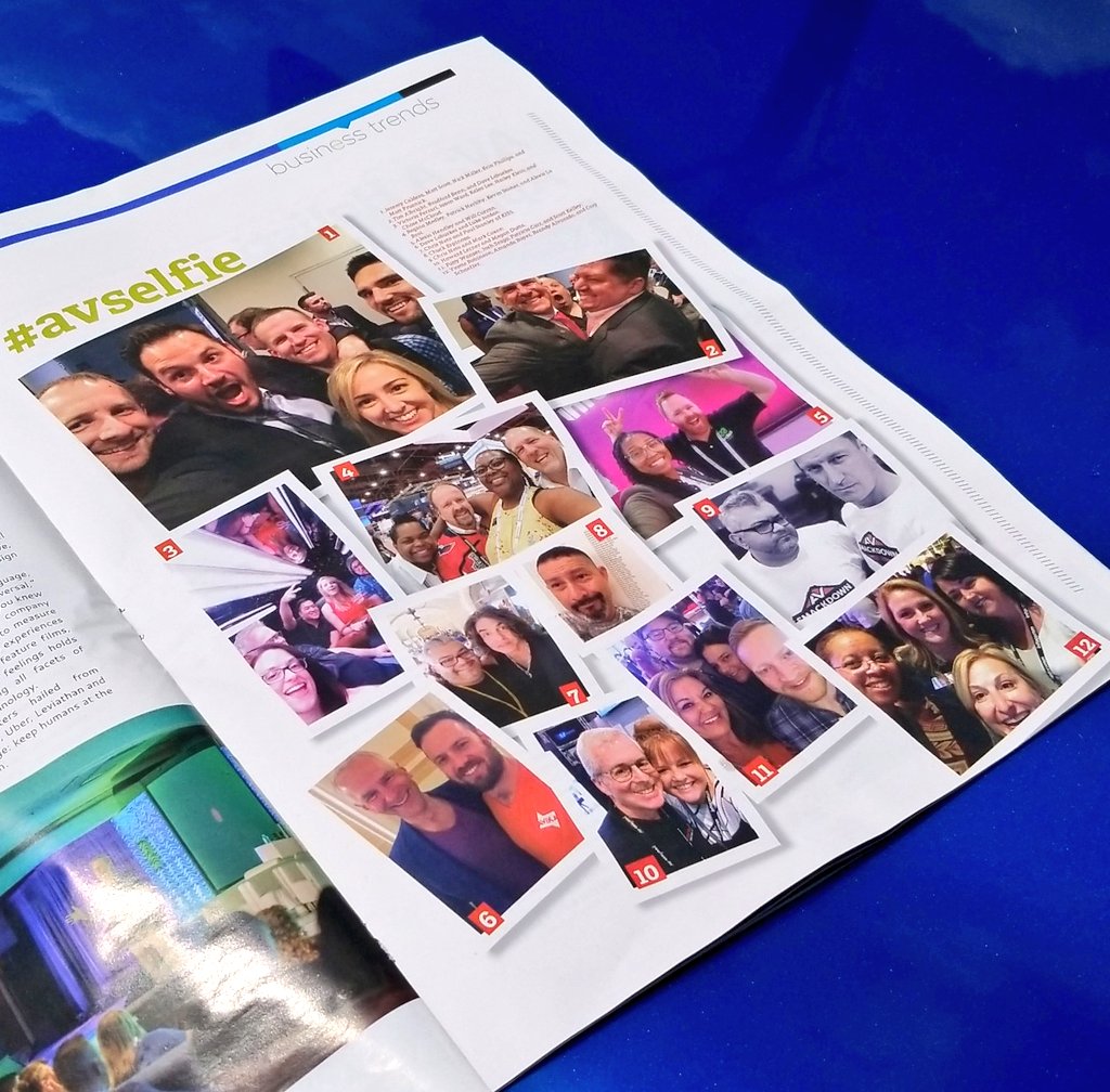 chris_neto's tweet photo. #AVselfie in print... #avtweeps #InfoComm18 https://t.co/U9IOoM8B9q