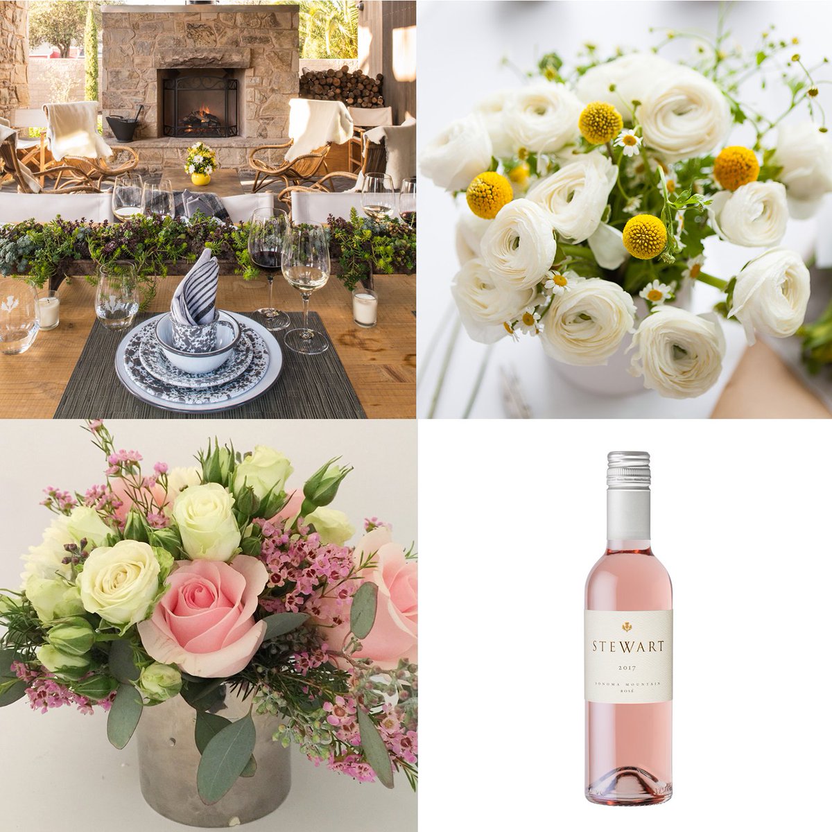 Roses and Rose event tomorrow at Stewart Cellars #NapaValley #Wine #WineCountry #Yountville #StewartsCellar bit.ly/2KV4K6n