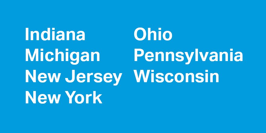 AP Exam scores are now available in Indiana, Michigan, New Jersey, New York, Ohio, Pennsylvania, and Wisconsin. spr.ly/6012DorDu