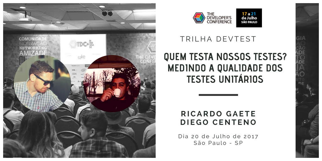 eliasnogueira's tweet photo. Quem testa os nossos testes? Medindo a qualidade de testes unitários
Essa é a palestra do @rgaete e @centeno na #TrilhaDevTest do #TheDevConf
https://t.co/lq5cesrR4D https://t.co/rjpJNQWoIe