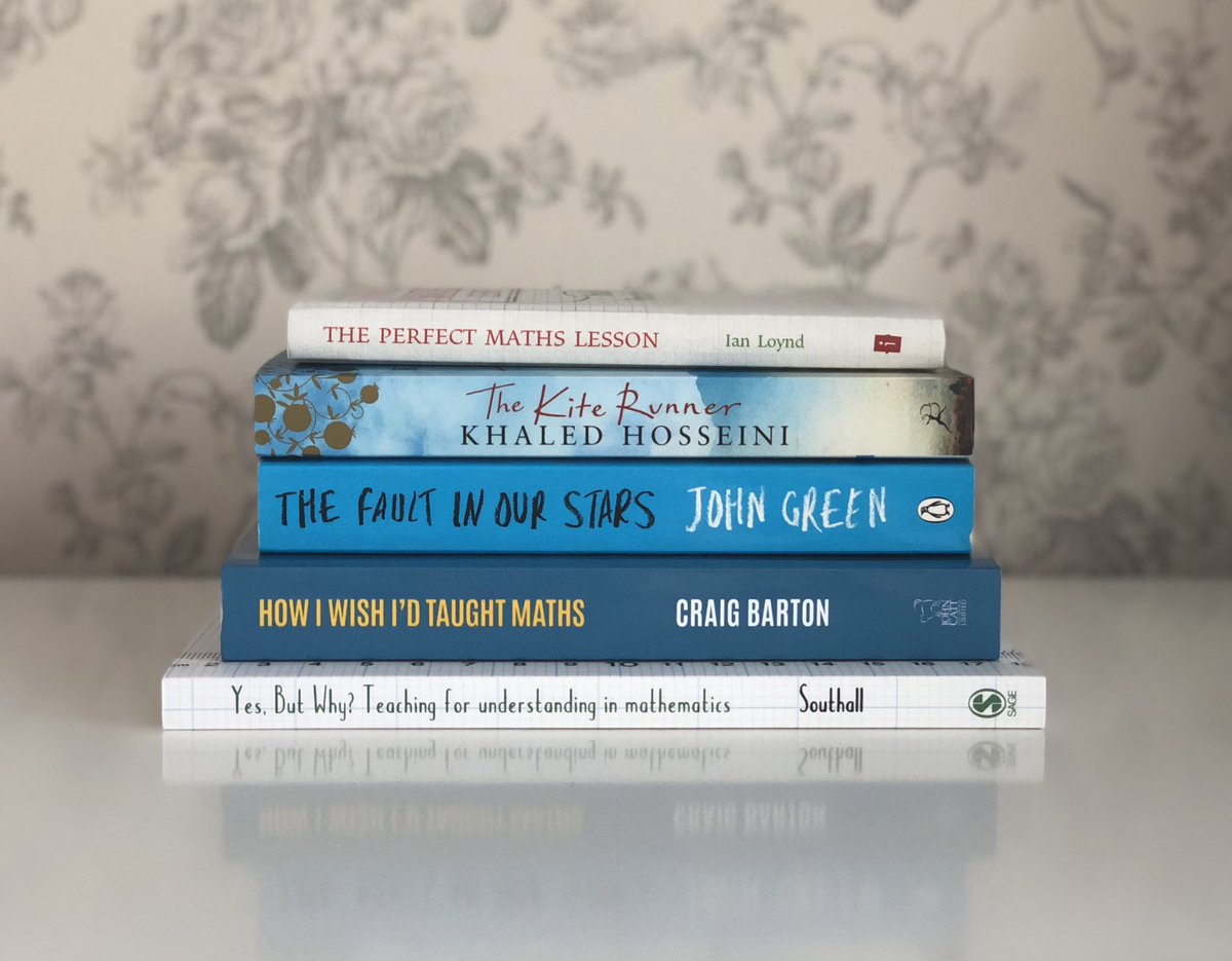 Starting to put my summer reading haul together 📚☀️💆🏼‍♀️ <a href="/solvemymaths/">Use @edsouthall</a> <a href="/mrbartonmaths/">Craig Barton</a> <a href="/IanLoynd/">Ian Loynd</a>