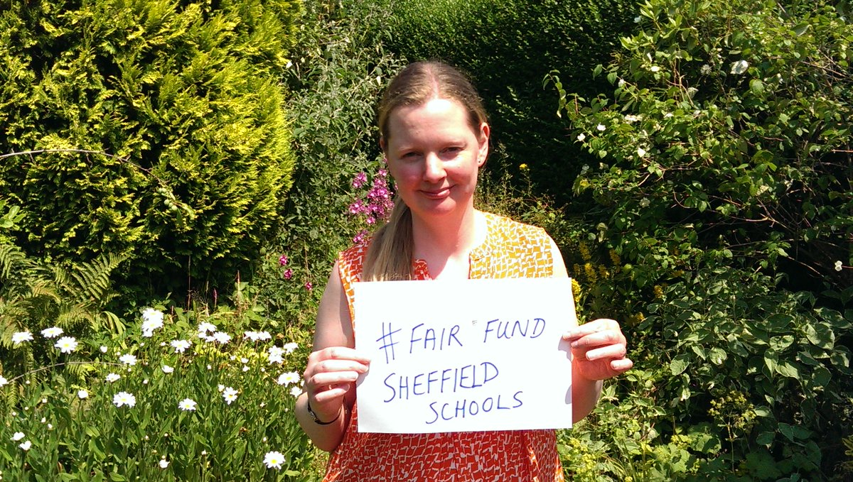 Sheffield gets £hundreds less per pupil than other cities. We call for 
#FairFundSheffieldSchools - see petition change.org/p/fair-fund-fo…